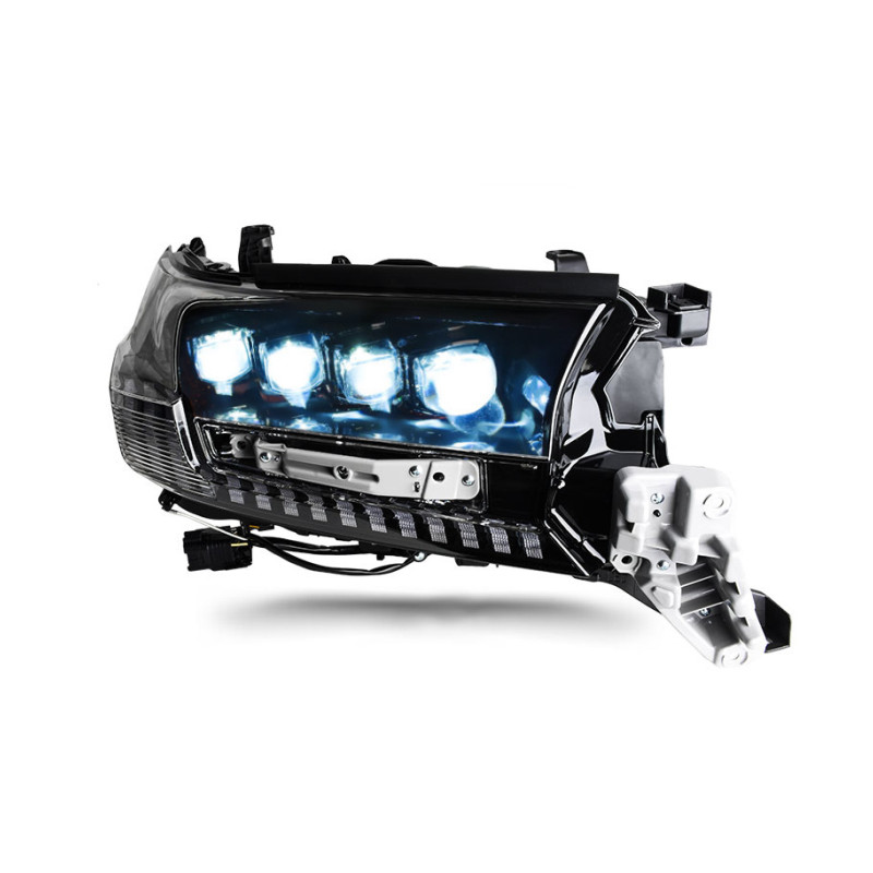 Car Parts LED Headlights Assembly For Land Cruiser LED Headlight 16-20 Toyota DRL Turn Signal High Beam Lens Headlamp