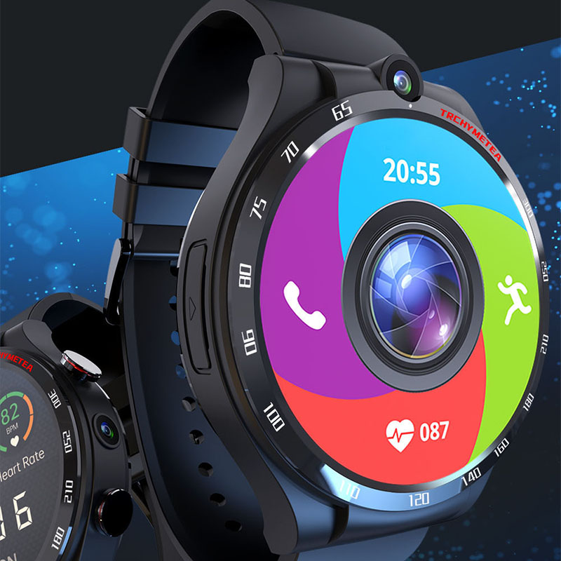 Factory Price phone Watch Smart Watches Waterproof 4G Smart Watch Dual Camera Full Round Touch 4G Smartwatches Men 4G 128G GPS Watch