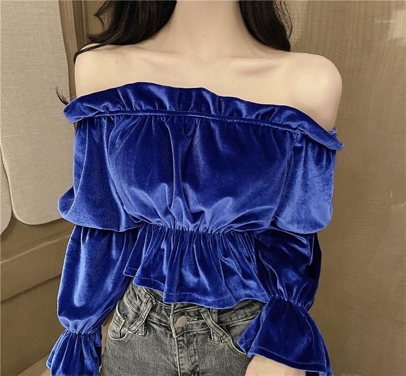 Off Shoulder Sexy Style Women's Clothing Spring Autumn Crop Top Slash Neck Blouses Club Shirts Korean Clothes Ladies Tops &, Black
Off Shoulder Sexy Style Women's Clothing Spring Autumn Crop Top Slash Neck Blouses Club Shirts Korean Clothes Ladies Tops &, Black