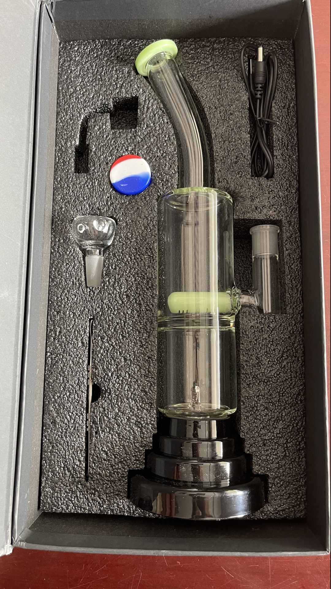Plasma bong Hookahs touch switch smoking Borosilicate Bongs Glass Water Hookah Set
Plasma bong Hookahs touch switch smoking Borosilicate Bongs Glass Water Hookah Set