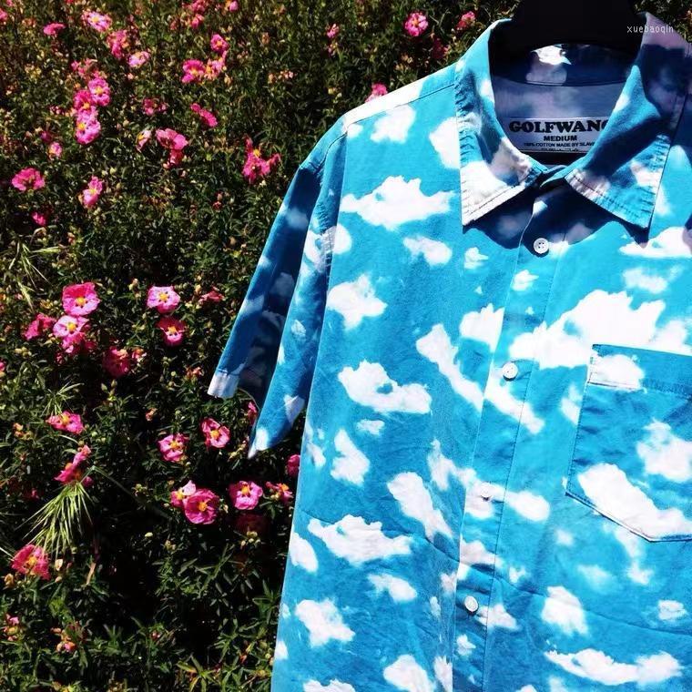 Men' Casual Shirts Golf Wang Future Cloud Shirt Blue Sky And White Clouds Printed Hawaiian Men Women Trend JacketMen' Men'sMen, Sky blue
Men' Casual Shirts Golf Wang Future Cloud Shirt Blue Sky And White Clouds Printed Hawaiian Men Women Trend JacketMen' Men'sMen, Sky blue