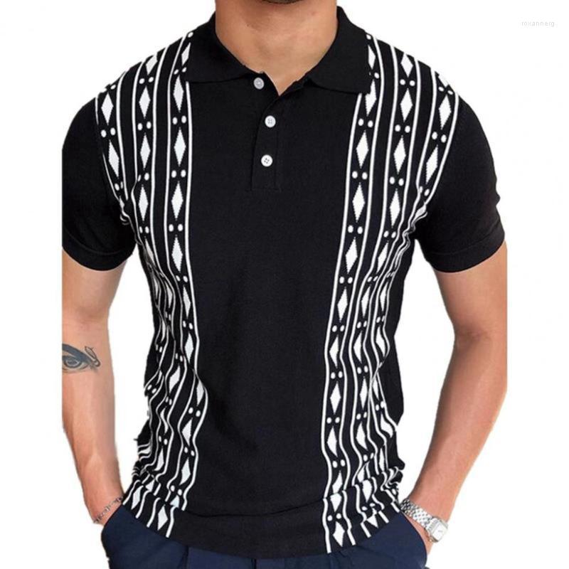 Men's Polos Summer Men Turn-down Collar Shirt Contrast Color Breathable Buttons Short Sleeve Knitted Streetwear 2022 Male ShirtMen's Men'sMe, Black 
Men's Polos Summer Men Turn-down Collar Shirt Contrast Color Breathable Buttons Short Sleeve Knitted Streetwear 2022 Male ShirtMen's Men'sMe, Black