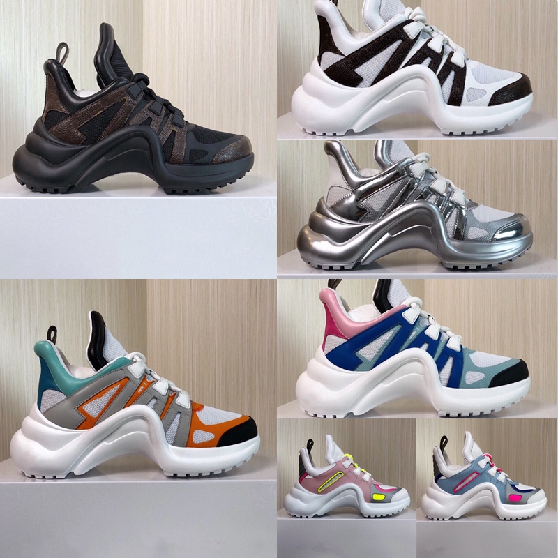 Italy Designer Womens Running Shoes Archlight Trainers Ladies Chunky Sole Arch Platform Luxury Sneaker calf leather Double two-tone laces over sized tongue, 12-multi
Italy Designer Womens Running Shoes Archlight Trainers Ladies Chunky Sole Arch Platform Luxury Sneaker calf leather Double two-tone laces over sized tongue, 12-multi