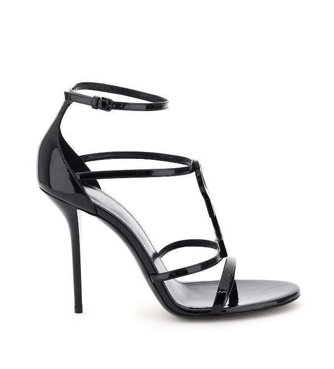 Woman sandal luxury designs Cassandra sandals high heels Lady Heeled Sandalies Opyum amber patent leather buckle ankle strap shoe s YSLs MOD
Woman sandal luxury designs Cassandra sandals high heels Lady Heeled Sandalies Opyum amber patent leather buckle ankle strap shoe s YSLs MOD