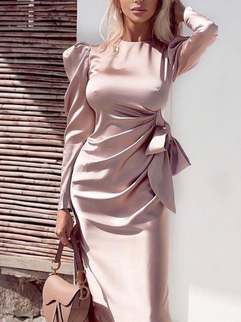 Casual Dresses Autumn Chiffon Long Dress Sweet Solid Full Sleeve High-end Young Women High Waist Thin Maxi, Black;gray
Casual Dresses Autumn Chiffon Long Dress Sweet Solid Full Sleeve High-end Young Women High Waist Thin Maxi, Black;gray