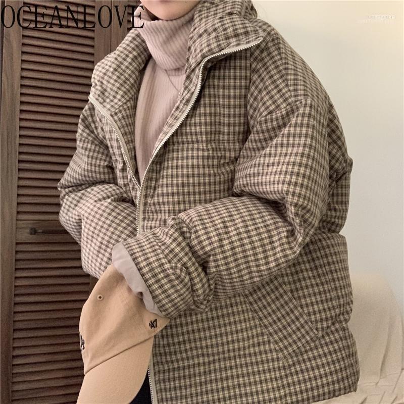 Women's Down & Parkas OCEANLOVE Men Women Plaid Vintage Zipper Stand Collar Warm Winter Jacket BF Harajuku 2022 Coat Female 18919 Luci22, Khaki
Women's Down & Parkas OCEANLOVE Men Women Plaid Vintage Zipper Stand Collar Warm Winter Jacket BF Harajuku 2022 Coat Female 18919 Luci22, Khaki
