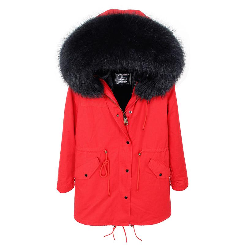 Women' Fur & Faux Parka Long Gray Winter Jacket Coat Women Real Parkas Natural Raccoon Collar Warm Soft LinerWomen
Women' Fur & Faux Parka Long Gray Winter Jacket Coat Women Real Parkas Natural Raccoon Collar Warm Soft LinerWomen