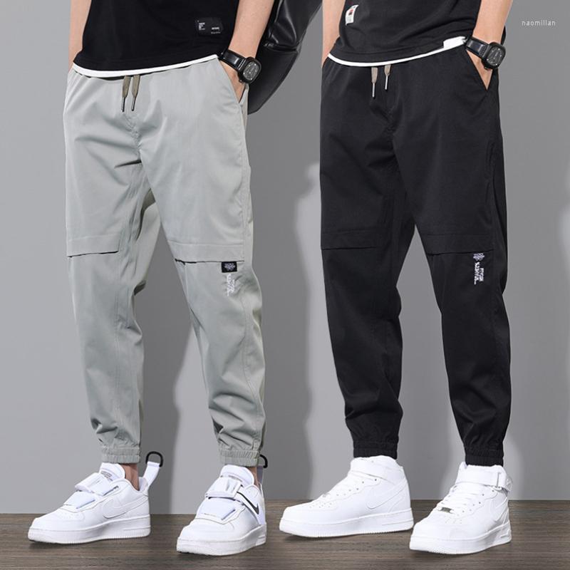 Men's Pants Spring Youth Embroidered Nine Points Casual Men Loose Sports Jogger Elastic Waist Trousers Cargo PantsMen's Naom22, Black
Men's Pants Spring Youth Embroidered Nine Points Casual Men Loose Sports Jogger Elastic Waist Trousers Cargo PantsMen's Naom22, Black
