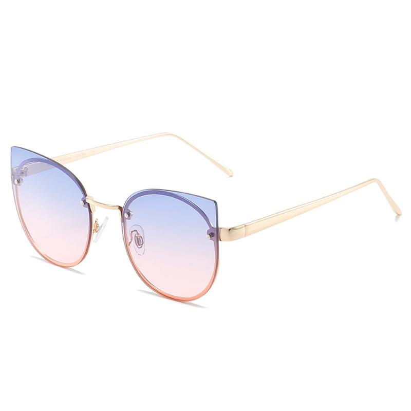 Sunglasses Fashion Rimless Cat Eyes Metal Shades For Women Gradient Trimmed Vintage Decorative Sun Glasses
Sunglasses Fashion Rimless Cat Eyes Metal Shades For Women Gradient Trimmed Vintage Decorative Sun Glasses