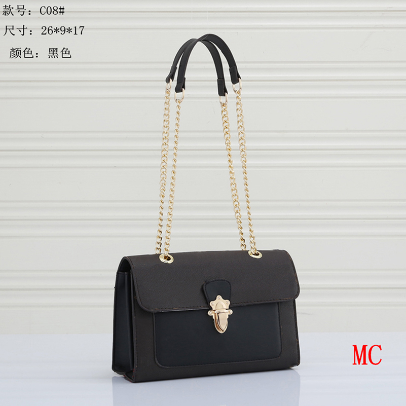 Luxury Designer Handbags Bags Fashion Chain Ladies Shoulder Bag Crossbody Wallet Brand Letter Purses Wholesale, Color 01
Luxury Designer Handbags Bags Fashion Chain Ladies Shoulder Bag Crossbody Wallet Brand Letter Purses Wholesale, Color 01