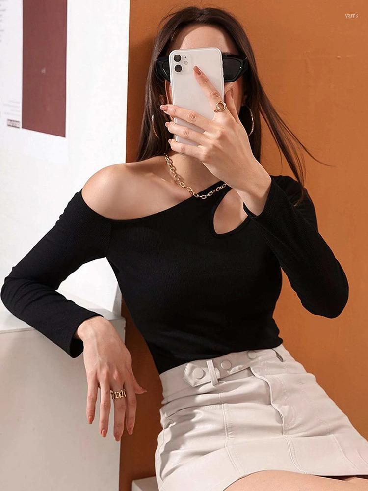 Women' T-Shirt Women' Sexy Solid Color Hollow Waist Casual Long-sleeved Top 2022 Autumn And Winter, Black
Women' T-Shirt Women' Sexy Solid Color Hollow Waist Casual Long-sleeved Top 2022 Autumn And Winter, Black