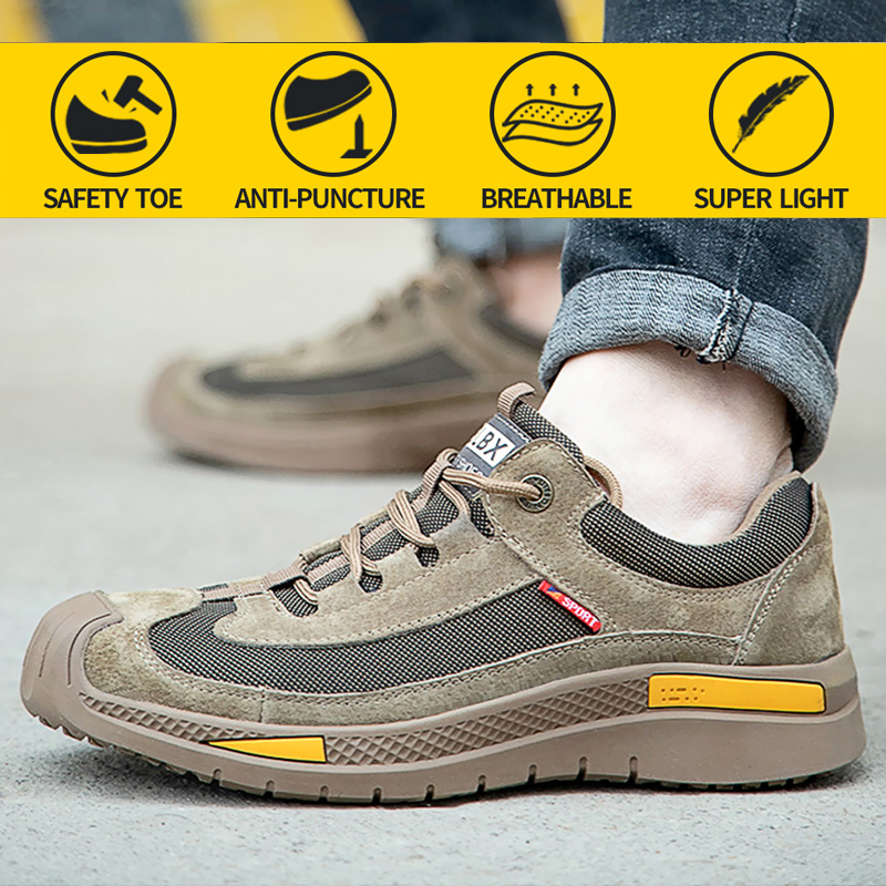 Safety Shoes Puncture-Proof Wear Resistant Mens Sneakers Breathable Comfortable Flexibility Compression Resistance Work Shoes, 206
Safety Shoes Puncture-Proof Wear Resistant Mens Sneakers Breathable Comfortable Flexibility Compression Resistance Work Shoes, 206