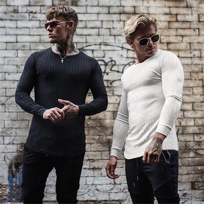 Muscleguys Autumn Fashion Thin Sweaters Men Long Sleeve Pullovers Man O-Neck Solid Slim Fit Sweaters Knitting Tops pull homme 201203, White
Muscleguys Autumn Fashion Thin Sweaters Men Long Sleeve Pullovers Man O-Neck Solid Slim Fit Sweaters Knitting Tops pull homme 201203, White