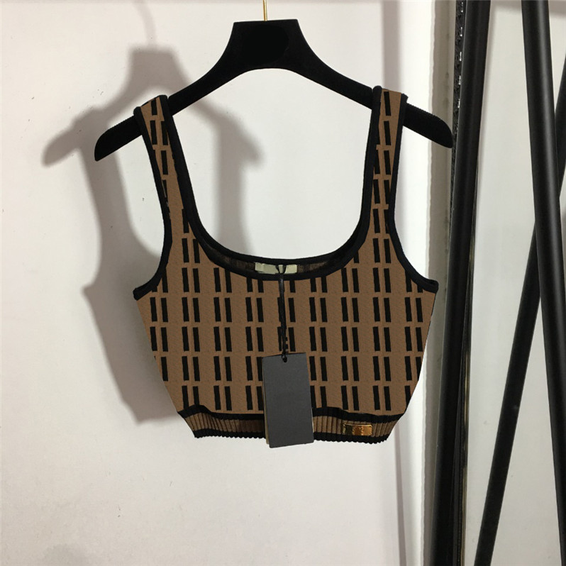 Spring Summer Ladies Camis Double Letter Jacquard Tanks Women Knitted Suspender Vest With Tags, Green
Spring Summer Ladies Camis Double Letter Jacquard Tanks Women Knitted Suspender Vest With Tags, Green
