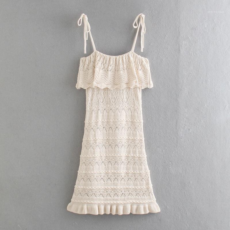 Casual Dresses For Women 2022 Straight Neck Sleeveless Ruffle Hem Knitted Mini Dress Summer Spaghetti Strap Beach Vacation Boho, White
Casual Dresses For Women 2022 Straight Neck Sleeveless Ruffle Hem Knitted Mini Dress Summer Spaghetti Strap Beach Vacation Boho, White