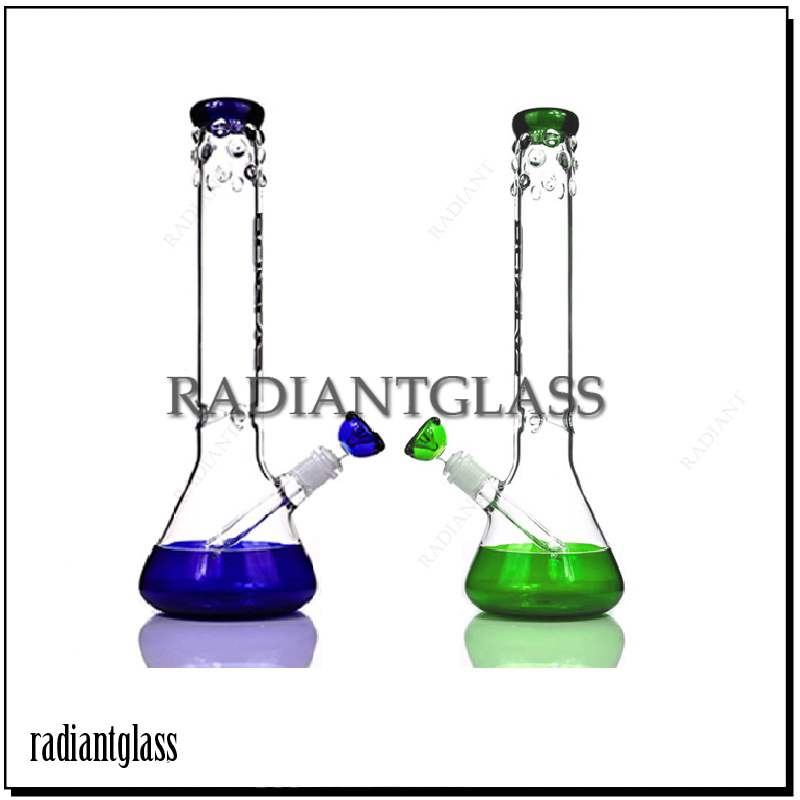 16" Beaker bong hookahs with logo green base grace water pipe catcher 14-18mm accessory
16" Beaker bong hookahs with logo green base grace water pipe catcher 14-18mm accessory