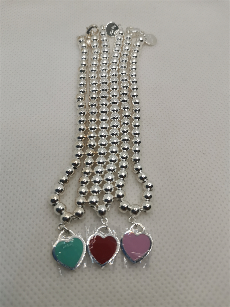 Designer s925 Sterling Silver Fine Bead Bracelet High Quality Luxury Charm Jewelry for Men's and Women's 3 Colors Fashion Casual Classic Women Gift Bracelet
Designer s925 Sterling Silver Fine Bead Bracelet High Quality Luxury Charm Jewelry for Men's and Women's 3 Colors Fashion Casual Classic Women Gift Bracelet