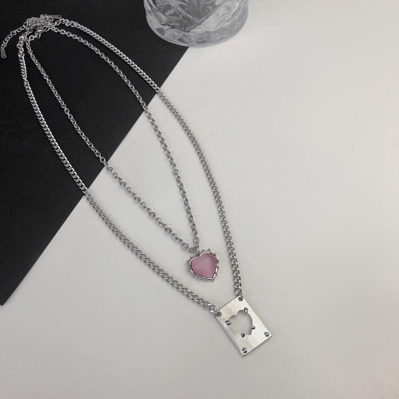 Pendant Necklaces Square Necklace Women Heart Woman Chain Jewelry Ladies Lovers Layered Silver Color Trendy Party Metal CollaresPendant
Pendant Necklaces Square Necklace Women Heart Woman Chain Jewelry Ladies Lovers Layered Silver Color Trendy Party Metal CollaresPendant