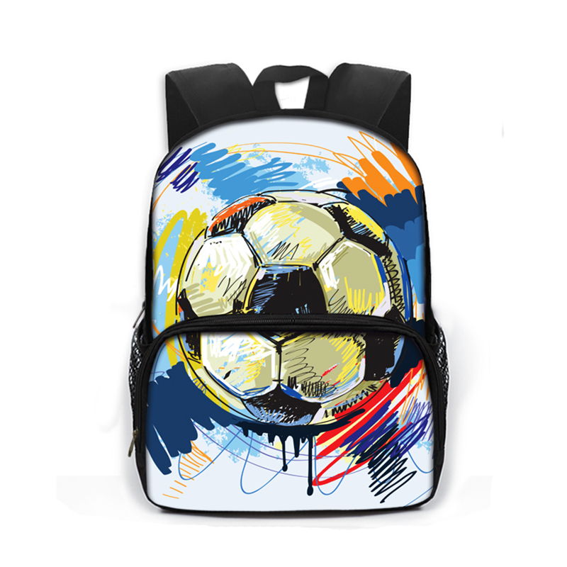Cool Football Soccer Print Backpack Children School Bags Boys Schoolbag Kids Kindergarten Bag School Backpack Bookbag Gift 220318