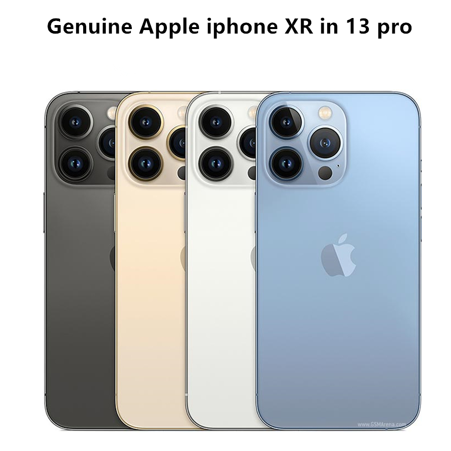 Apple Original iphone XR in iphone 13 pro style phone Unlocked with iphone13 box sealed 3G RAM smartphone, Blue
Apple Original iphone XR in iphone 13 pro style phone Unlocked with iphone13 box sealed 3G RAM smartphone, Blue