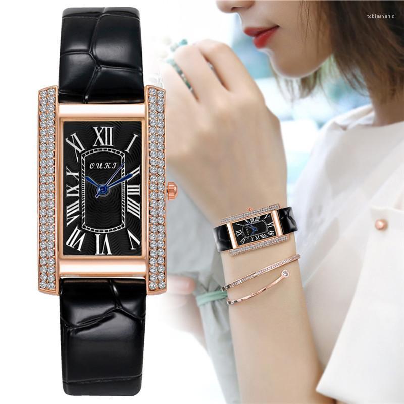 Wristwatches Jessingshow Women Watches Fashion Ladies Watch Leather Luxury Rectangle Diamond Quartz Wristwatch Gifts Bracelet, White
Wristwatches Jessingshow Women Watches Fashion Ladies Watch Leather Luxury Rectangle Diamond Quartz Wristwatch Gifts Bracelet, White