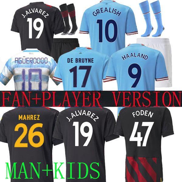 22 23 HAALAND 9 soccer jersey GREALISH STERLING J. ALVAREZ DE BRUYNE FODEN MAHREZ BERNARDO MANS cities football shirts men kids kit, Home man 1
22 23 HAALAND 9 soccer jersey GREALISH STERLING J. ALVAREZ DE BRUYNE FODEN MAHREZ BERNARDO MANS cities football shirts men kids kit, Home man 1
