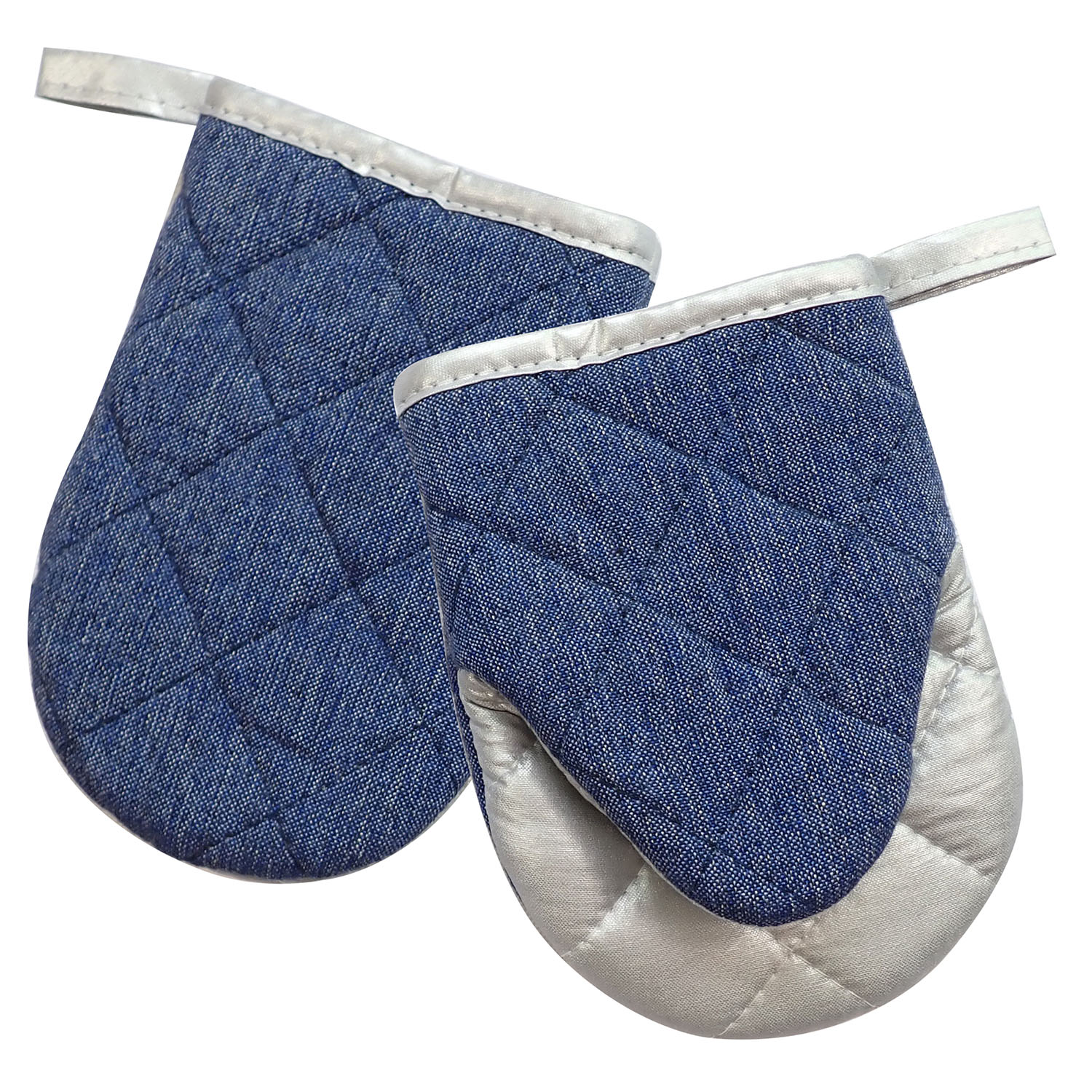 Chambray Mini Oven Mitts 2PCS Set cooking Safely 12x15.5cm Dark blue Waterproof and heat proof
Chambray Mini Oven Mitts 2PCS Set cooking Safely 12x15.5cm Dark blue Waterproof and heat proof