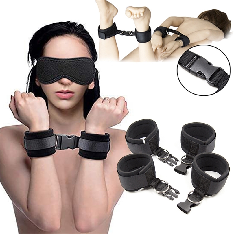 

BDSM Bondage Sex Shop Restraint Fetish Slave Handcuffs Ankle Cuffs Adults Games Erotic Sex Toys For Women Couples Sex Products 220617