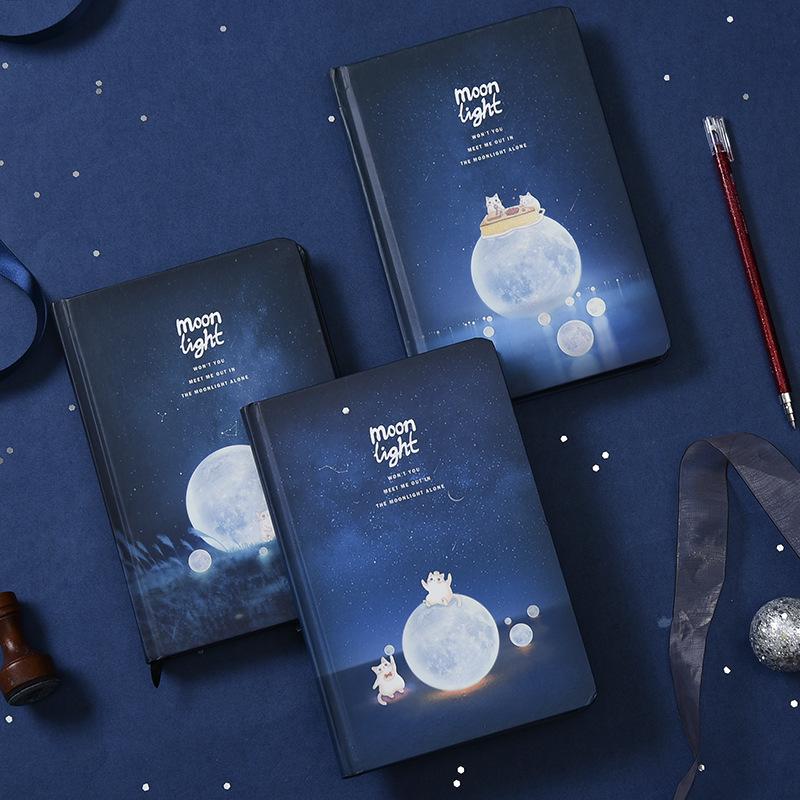 Notepads Creative Luminous Moon Night Notebook Paper Diary Drawing Graffiti Painting Sketch Book School Supplies Gift
Notepads Creative Luminous Moon Night Notebook Paper Diary Drawing Graffiti Painting Sketch Book School Supplies Gift