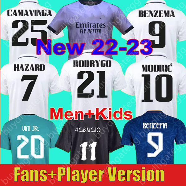 Benzema Soccer t 22 23 120th Football Shirt Real Madrids Vini Jr Rodrygo Camavinga Alaba Asensio Modric Valverde Camiseta Men Kids, 22/23 home
Benzema Soccer t 22 23 120th Football Shirt Real Madrids Vini Jr Rodrygo Camavinga Alaba Asensio Modric Valverde Camiseta Men Kids, 22/23 home
