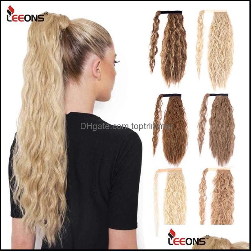 Synthetic Wigs Ombre Brown Blonde Long Corn Wavy Ponytail Hair Piece Wrap Around Clip-On Pony Tail Clip In Drop Delivery 2021 Products Pjqwd, T27/30/4
Synthetic Wigs Ombre Brown Blonde Long Corn Wavy Ponytail Hair Piece Wrap Around Clip-On Pony Tail Clip In Drop Delivery 2021 Products Pjqwd, T27/30/4