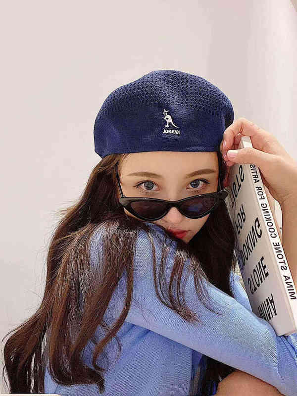 Kangaroo Beret for Women Summer Kangol British Retro Painter Hat Tide Mesh Breathable Beanies Men Ins Peaked Cap Women Gorros J220722, Yellow
Kangaroo Beret for Women Summer Kangol British Retro Painter Hat Tide Mesh Breathable Beanies Men Ins Peaked Cap Women Gorros J220722, Yellow