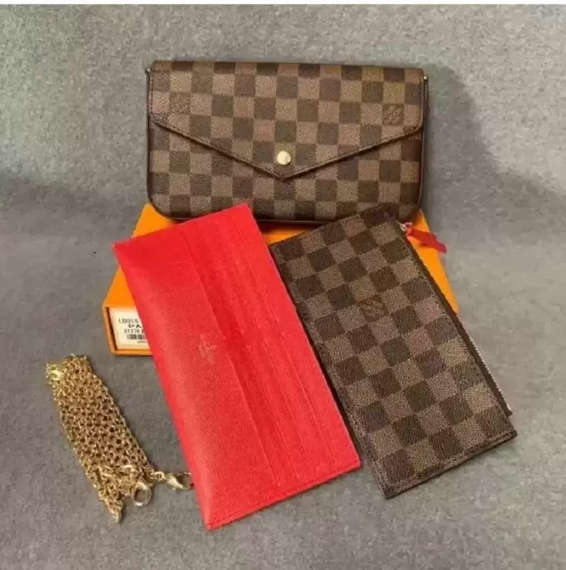 2023 GGs Louiseity Viutonity LVs YSLs 3-piece set luxurys Should Bag Fashion Tote Purse wallet Crossbody Bags Small Chain Purse, Khaki grid
2023 GGs Louiseity Viutonity LVs YSLs 3-piece set luxurys Should Bag Fashion Tote Purse wallet Crossbody Bags Small Chain Purse, Khaki grid