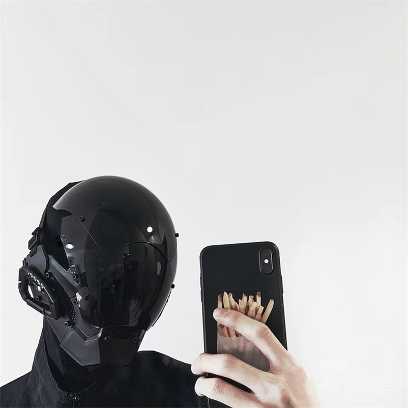Dyi Handmade Cyberpunk Mask Cosplay ninja mask Mechanical Sci-fi Gear Fit For Dj Music Festival And Party 220716
Dyi Handmade Cyberpunk Mask Cosplay ninja mask Mechanical Sci-fi Gear Fit For Dj Music Festival And Party 220716