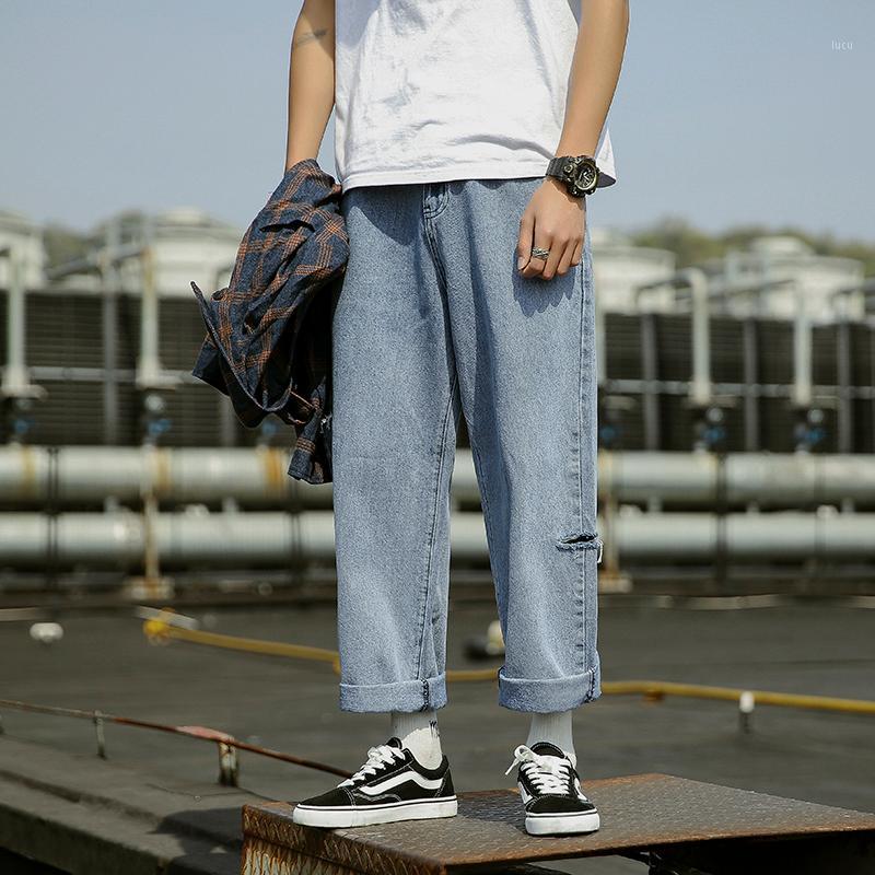 Harem Jeans 2022 Mens Streetwear Hiphop Denim Wide Leg Pants Loose Colleague Students Men's, S006-ligh blue
Harem Jeans 2022 Mens Streetwear Hiphop Denim Wide Leg Pants Loose Colleague Students Men's, S006-ligh blue