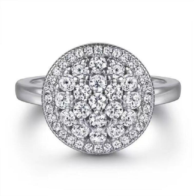Wedding Rings Silver Engagement For Womens Cubic Zirconia 925 Sterling Lover Couple Ring Marriage Female Memorial Day Jewelry Gift
