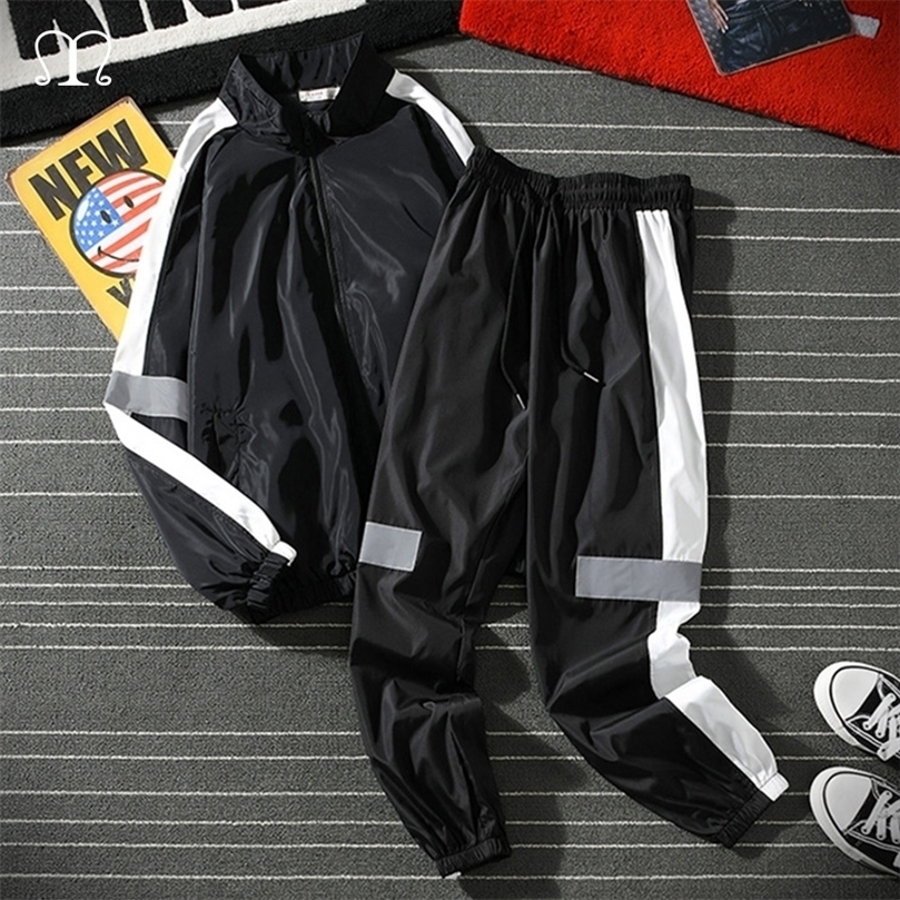 Mens Sets Hip Hop Autumn Patchwork Track Suit Male Stand Collar Jacket Sweatsuit Tracksuit Men Clothes Casual Sportswear Black 201128, Zya19-3 grey
Mens Sets Hip Hop Autumn Patchwork Track Suit Male Stand Collar Jacket Sweatsuit Tracksuit Men Clothes Casual Sportswear Black 201128, Zya19-3 grey