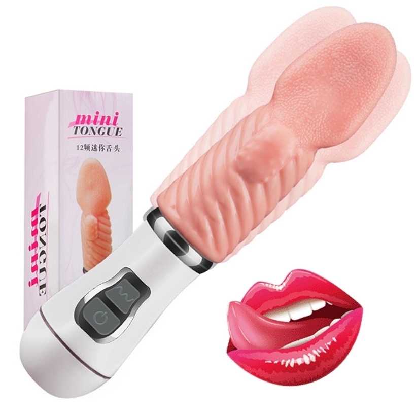 10 Modes Oral Licking Tongue Vibrators for Women G-spot Clitoris Stimulation Powerful Vibrator Female Sex Toys Adults 18 220317