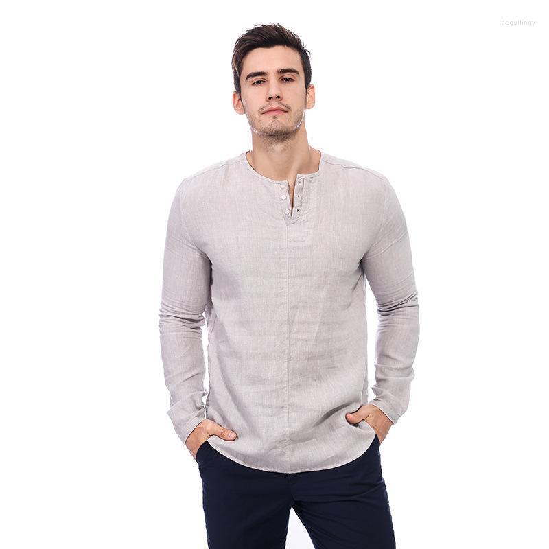 Men' Sweaters Autumn Style Linen Shirt Collarless Long Sleeve Versatile Casual Solid Color Lightweight Breathable Pullover Begu22, Beige
Men' Sweaters Autumn Style Linen Shirt Collarless Long Sleeve Versatile Casual Solid Color Lightweight Breathable Pullover Begu22, Beige