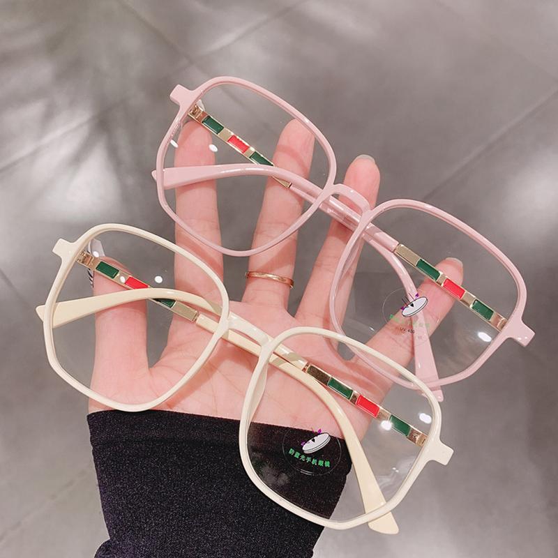 Fashion Sunglasses Frames Oversized Square Anti-Blue-Ray Women Glasses Frame Retro TR90 Spring Hinge Clear Lens Men Optical Eyeglasses
Fashion Sunglasses Frames Oversized Square Anti-Blue-Ray Women Glasses Frame Retro TR90 Spring Hinge Clear Lens Men Optical Eyeglasses