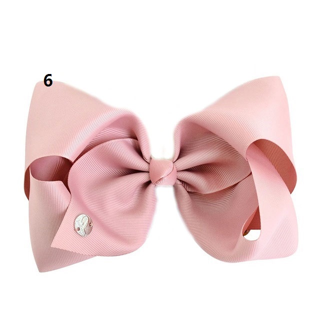 60Pcs 8 Inch Grosgrain Ribbon Large Bows Hair Clip Baby Girls Toddlers Teens Alligator clips hair Accessories Barrettes
