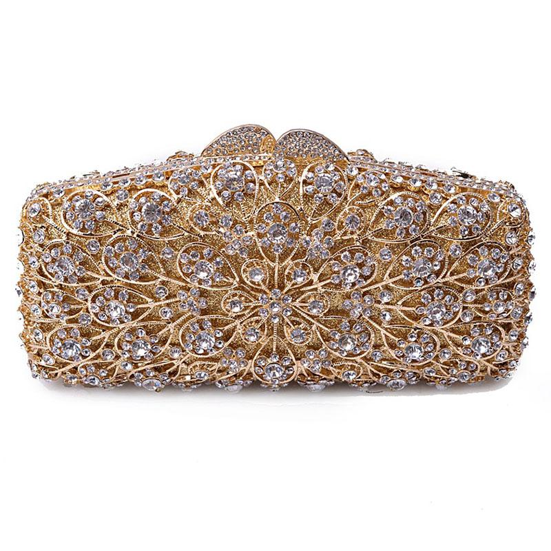 Evening Bags Crystal Clutch With Fixed Metal Handle Ladies Luxury Diamante Handcraft Women Party Purse Female Bag, Color same as pictur
Evening Bags Crystal Clutch With Fixed Metal Handle Ladies Luxury Diamante Handcraft Women Party Purse Female Bag, Color same as pictur