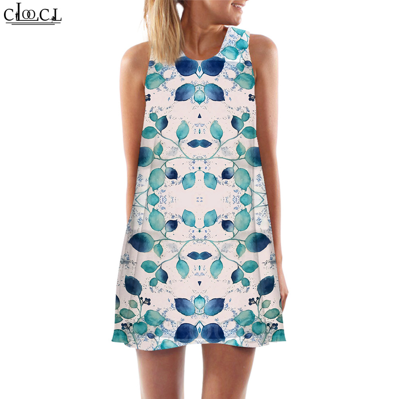 Women Tank Tops Green Leaves 3D Printed Loose Dress Fashion Short Female Sleeveless Mini Vest Dresses Beach Style 220616, Sleeveless dress-14
Women Tank Tops Green Leaves 3D Printed Loose Dress Fashion Short Female Sleeveless Mini Vest Dresses Beach Style 220616, Sleeveless dress-14