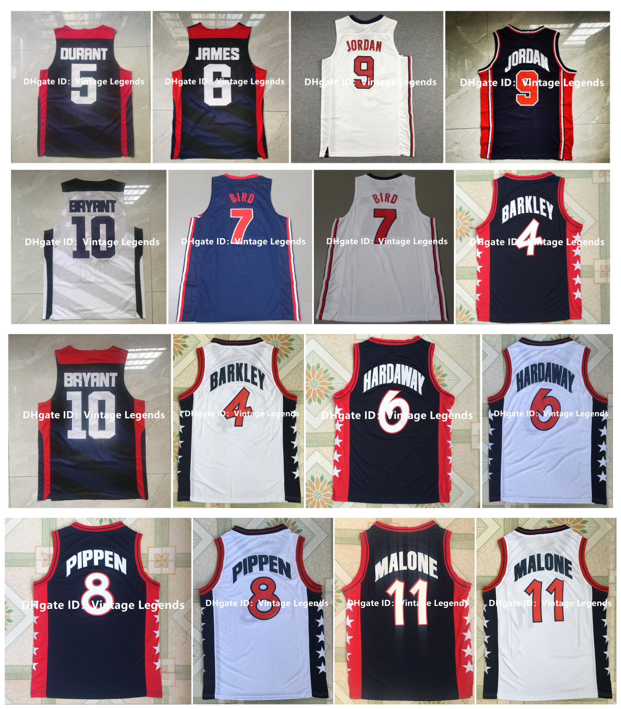 Retro Basketball Jersey 23 Michael Jor dan 2012 Team USA Bryant Kevin Durant James Larry Bird 1992 USA Charles Barkley Karl Malone Penny Hardaway Pippen, As pic
Retro Basketball Jersey 23 Michael Jor dan 2012 Team USA Bryant Kevin Durant James Larry Bird 1992 USA Charles Barkley Karl Malone Penny Hardaway Pippen, As pic