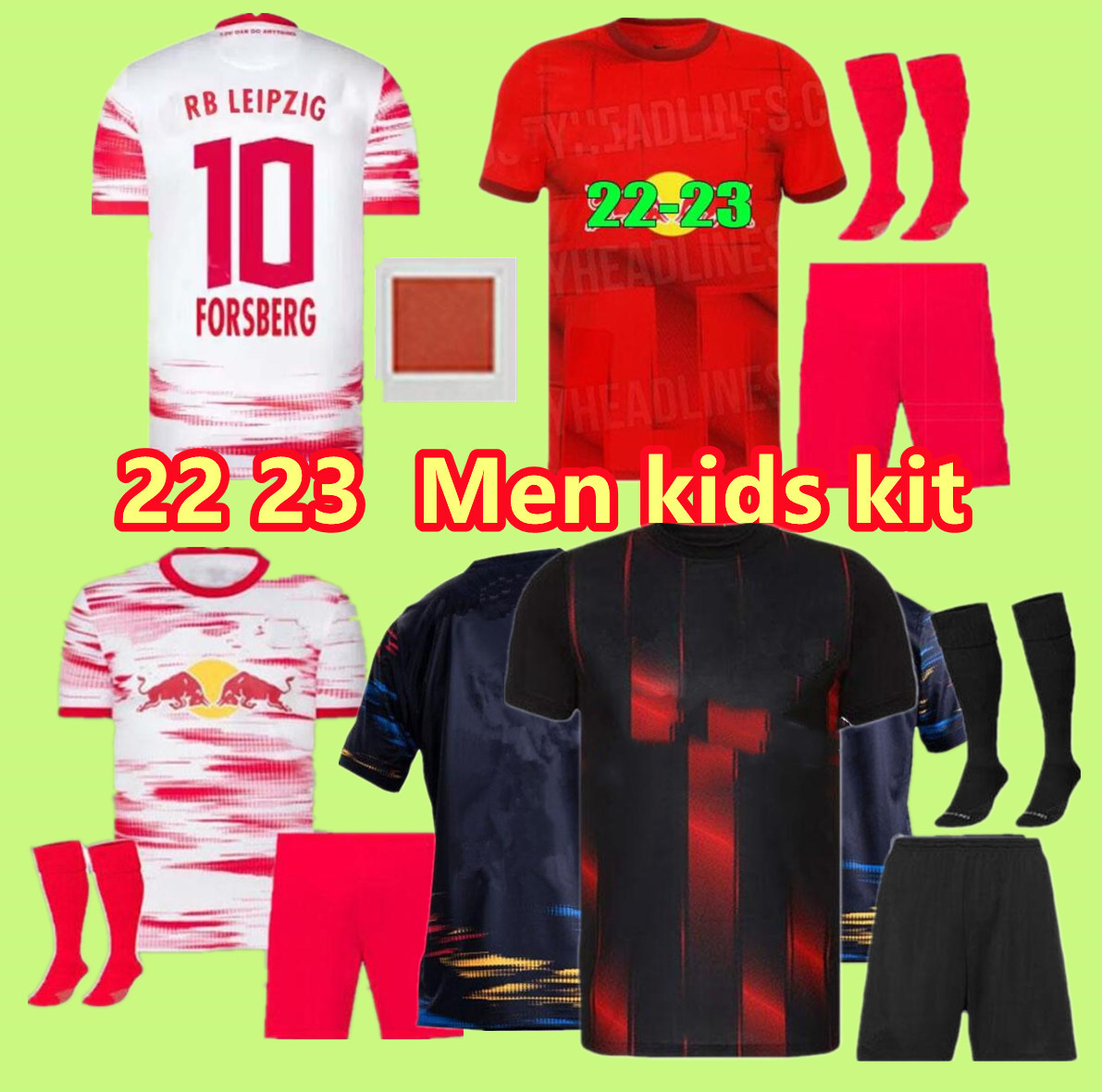 22 23 RB NKUNKU Leipzigs SILVA Soccer Jersey 2022 2023 RBL football Shirts HAIDARA OLMO SZOBOSZLAI Poulsen Klostermann FORSBERG LAIMER ADAMS Hommes Kits enfants, Customize
22 23 RB NKUNKU Leipzigs SILVA Soccer Jersey 2022 2023 RBL football Shirts HAIDARA OLMO SZOBOSZLAI Poulsen Klostermann FORSBERG LAIMER ADAMS Hommes Kits enfants, Customize