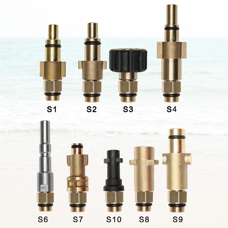Water Gun & Snow Foam Lance S2 S3 S4 S6 S7 S8 S9 S10 High Pressure Generator Copper Adapter Transfer M14-G1/4 Pair Of Wire Joint K Series Co
Water Gun & Snow Foam Lance S2 S3 S4 S6 S7 S8 S9 S10 High Pressure Generator Copper Adapter Transfer M14-G1/4 Pair Of Wire Joint K Series Co