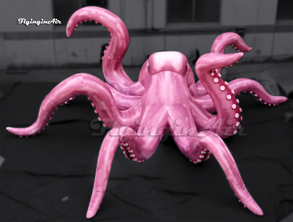 Customized Real Giant Inflatable Octopus 3m Sea Animal Model Blow Up Octopus With Eight Sucker-bearing Legs For Carnival Party Decoration
