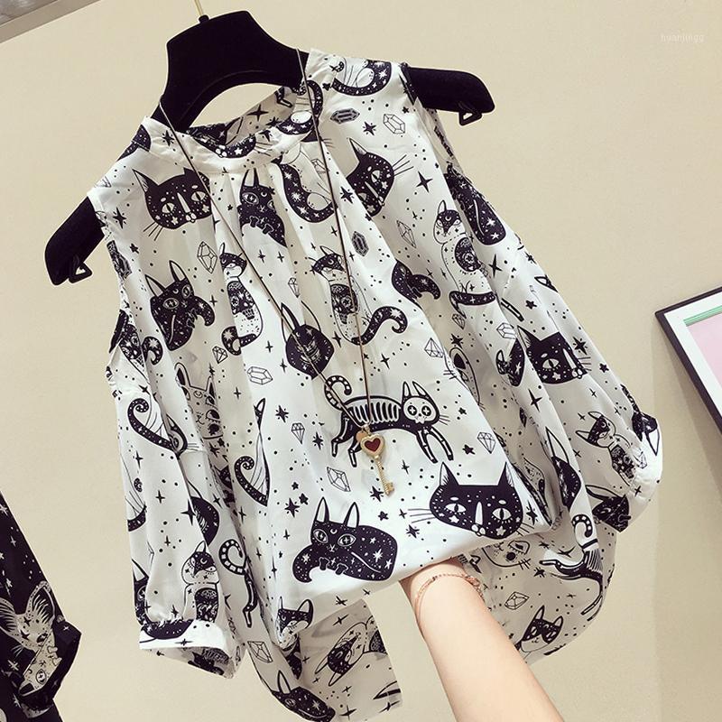 Floral Chiffon Blouse Women' Short Sleeve 2022 Spring And Summer Korean Style Loose V-neck Westernized Belly Coverin Blouses & Shirts, Black
Floral Chiffon Blouse Women' Short Sleeve 2022 Spring And Summer Korean Style Loose V-neck Westernized Belly Coverin Blouses & Shirts, Black