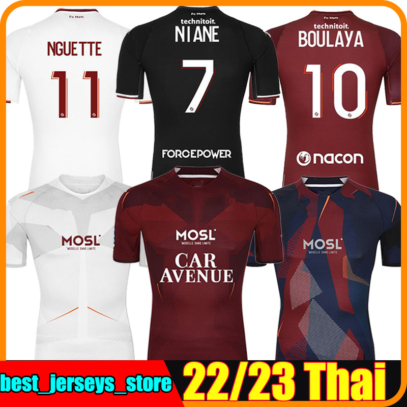 22/23 FC METZ Soccer Jerseys VAGNER BOULAYA NIANE 2022 2023 maillot de foot UDOL YADE CENTONZE DELAINE SARR NGUETTE home away third football shirts men uniforms, 21-22 third
22/23 FC METZ Soccer Jerseys VAGNER BOULAYA NIANE 2022 2023 maillot de foot UDOL YADE CENTONZE DELAINE SARR NGUETTE home away third football shirts men uniforms, 21-22 third