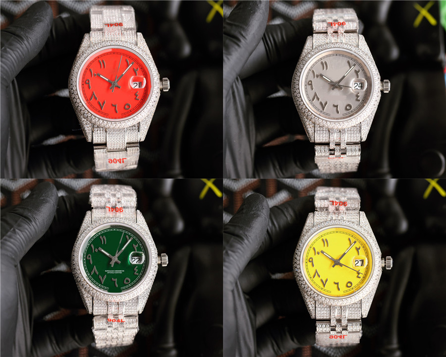 Designer Men's Watch Diamond Dial Strap Stainless Steel Watchband Date Auto Mechanical Watches Sapphire Glass Mirror Waterproof Wristwatch With Original Box
Designer Men's Watch Diamond Dial Strap Stainless Steel Watchband Date Auto Mechanical Watches Sapphire Glass Mirror Waterproof Wristwatch With Original Box